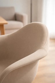 Krzeso z tkaniny Belu