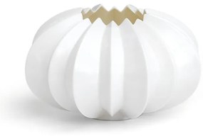 Biały porcelanowy świecznik Kähler Design Stella, ⌀ 13,5 cm