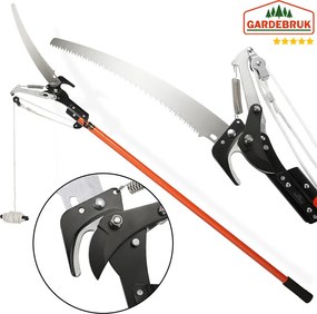 Teleskopowa piła z nożycami MOREL, 2,6m, pomarańczowa Gardebruk