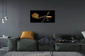 Zdjęcie na płótnie Smok Zionący Ogniem