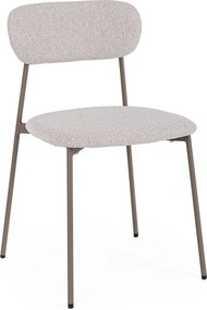 Jasnobrązowe tapicerowane krzesło Inka – Yes Everyday