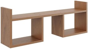 Minimalistyczna półka wisząca w kolorze orzech - Dorsa