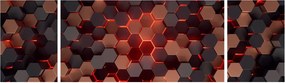Obraz - Futurystyczna abstrakcja (170x50 cm)
