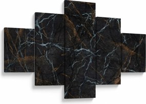 Obraz - Czarny marmur (125x70 cm)