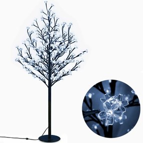 Monzana Świecące drzewo CHERRY do wnętrz i na zewnątrz, 180cm, niebieski