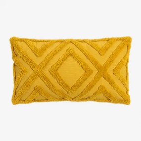 Prostokątny Poduszka 30x50 Cm Z Bawełny Jerry Musztarda - Sklum