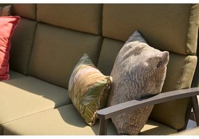 Zielony aluminiowy zestaw mebli ogrodowych dla 5 osób Flora – Hartman