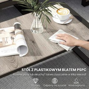 Outsunny gartenlounge loungeset ecklounge terrassenlounge loungesofa gartengarnitur | Aosom PL