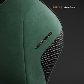 Fotel gamingowy materiałowy Diablo X-One Prime Normal Size, Forest Green