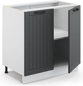 Szafka pod zlew antracytowy domek wiejski 80x60x82 fame-line