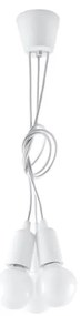 Biała lampa wisząca ø 15 cm Rene – Nice Lamps