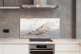 Panel szklany do Kuchni Luksusowa Ściana Marmurowa