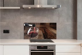 Szklany Panel Deski wino kieliszek