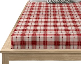 PrzytulneMieszkanie.pl Prześcieradło z mikrofibry TARTAN HEART kolorowe 180x200 cm