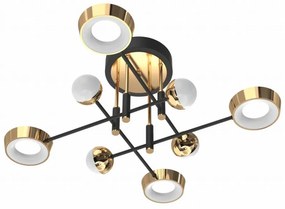 Zuma Line MX7170-8-3BGT - LED ściemnialny przysufitowy żyrandol LARA LED/60W/230V złoty/czarny