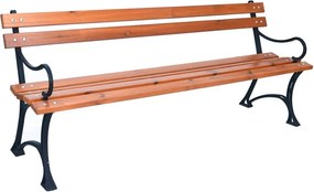 Ławka ogrodowa z podłokietnikami FSC