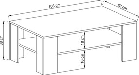 Ława CIELO 103 cm Stolik Kawowy do Salonu