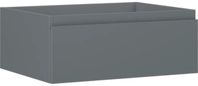 Mexen Orio szafka łazienkowa podumywalkowa 60 cm, 1 szuflada, grafit mat - 91A10-06023-1-BF66