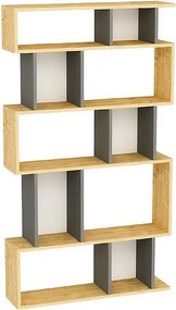 Półka stojąca EROS WEIT - dąb / antracyt, 90x160x22