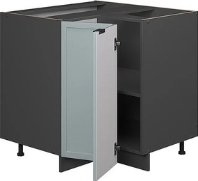 Szafka narożna jasnoniebiesko-szary 80.5x60x82 fame-line