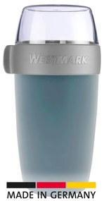 Westmark Dwuczęściowy pojemnik na żywność, 700 ml, niebieski