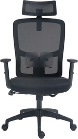 Fotel biurowy siatkowy Praxis do pracy przy komputerze, zgodny z normą BHP