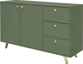 Komoda GALIO 100 cm do Salonu Sypialni Zielony