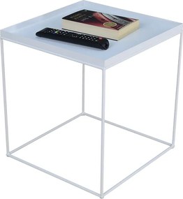 Biały minimalistyczny stolik kawowy P6-E40