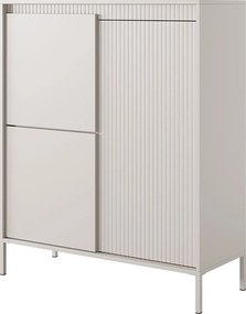 Komoda: 3 drzwi, kaszmir, 123,4 x 103,5 x 39,5 cm