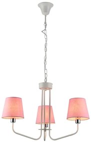 Różowa lampa wisząca - K308-Dogi