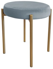 TABORET DIOR STOŁEK LOFT metal podstawa złota BL06