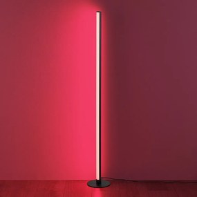 Czarna lampa stojąca LED (wysokość 110 cm) Tendo – Reality