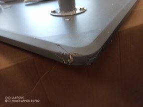 PROMOCJA Szary stół jadalniany BERGEN 120x80 cm II. jakość