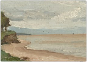 Obraz - Jean-Baptiste-Camille Corot, Beach Near Etretat, reprodukcje (70x50 cm)