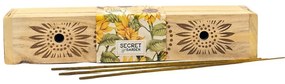 Arome Secret garden drewniane pudełko zpałeczkami zapachowymi Pure Bliss, 10 pałeczek