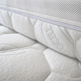 Twardy/średnio twardy piankowy materac dwustronny 80x200 cm Airspring Polargel – Materasso