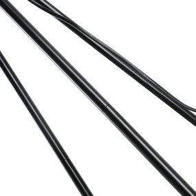 Elegancka Lampa Podłogowa HOMCOM na Statywie, Czarno-Biała