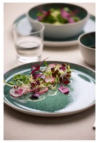 Biało-zielona kamionkowa miska 850 ml Gastro White/Green – Bitz