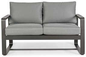 Szara aluminiowa sofa ogrodowa Merrigan – Bizzotto