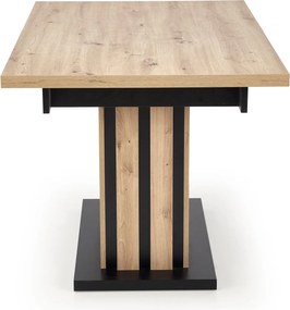 Rozkładany stół Lamello 160 Halmar z ozdobnymi lamelami na nodze