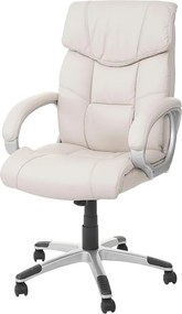 Krzesło biurowe MCW-A71, kremowy