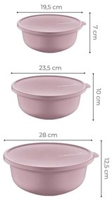 Pojemniki na żywność 3 szt. – Hermia