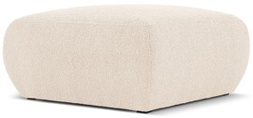 Beżowy puf z materiału bouclé Molino – Micadoni Home