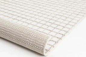 Dywan nowoczesny Jacky Kratka kremowo-beżowy 200 cm x 280 cm