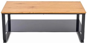 Stolik konferencyjny ARTIGA 45x105 cm czarny/beżowy