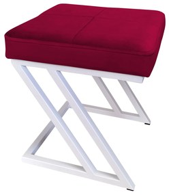 Pufa ZETA LOFT taboret podnóżek podstawa biała MG31