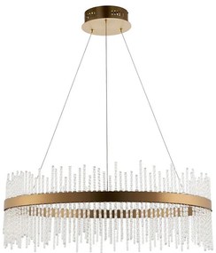 Endon 81908 - Regulowany LED żyrandol na linkach ADRIEL LED/58W/230V 3000K złoty