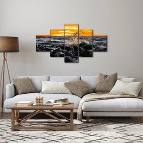 Obraz fal morskich (125x70 cm)