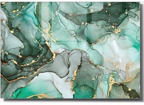 Szklany obraz 70x50 cm Turquoise – Wallity