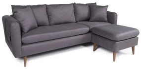Szara sofa 215 cm Sofia – Balcab Home